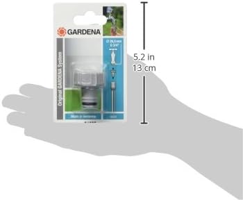 GARDENA tap connector 26.5 mm (3/4 "): Connection for faucets with thread waterproof connection, easy handling (18201-20) - Image 5