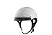 VCAN V531 Half Helmet (Solid White, Large)