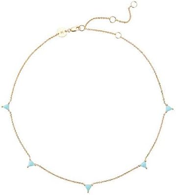 Jennifer Zeuner Christiann Turquoise Station Necklace