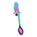 Mermaid Coffee Spoon Stainless Steel Hanging Spoon Set - 18/10 Cute Teaspoon Sugar Spoon Ice Cream Desert Spoon Hanging Spoons Cup Soup Multi-functional Kitchen Tools Set (Pack of 5)