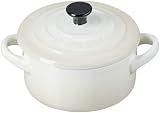 LE CREUSET Stoneware Petite Round Casserole 0.25 L Meringue 71901107160100 view 1