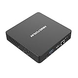 Z83-F Mini PC Fanless Silent Desktop 4GB RAM, 32GB eMMC, HD 4K Intel Quad Core CPU up to 1.92GHz, 2W SDP, 1000M LAN, Dual Band WiFi, BT4.0, HDMI&VGA Ports