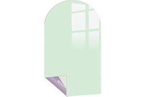 Magnetic Arch Wall Decal, Magnetic Chalkboard for Wall 15.7 x 39.4 Inches PVC Material with Colorful Chalk and Rag for Playro