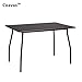 Coavas 5pcs Dining Table Set Kitchen Rectangle Dining Table with 4 Round Dining Chair Dinning Set