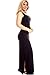 Lolli Couture SCOOP NECKLINE SLEEVELESS CASUAL MAXI DRESS