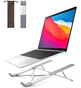 UGREEN Laptop Stand for Desk, Portable Aluminium Laptop Riser for Desk, Compatible with 8-17.3 in...