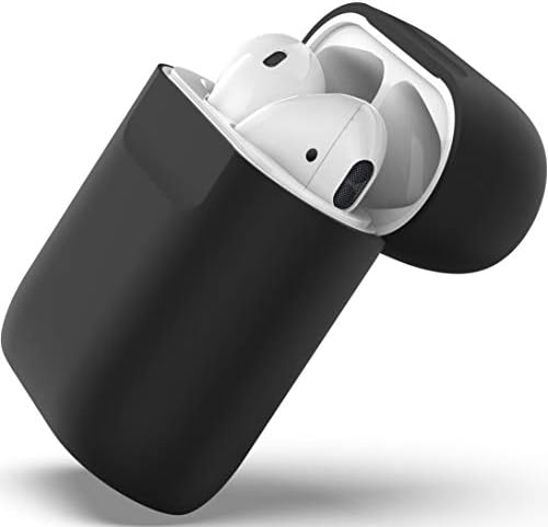 Marevo Unique Design Skin Cover - Premium Quality Accessories for Apple AirPods Case (Black)