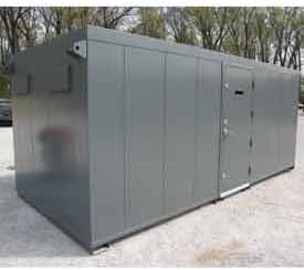 Tornado Shelter 10'x8' for 16 people, FULLY WELDED, built in accordance with FEMA Standards (COMMUNITY STORM SHELTER)