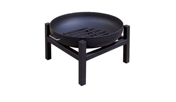 Amazon Com Masterflame 30 Round Fire Pit With Square 4 Leg Base
