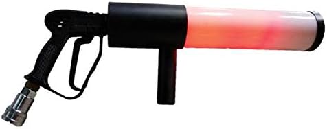 Handheld CO2 Jet Cannon Special Effects Stage Light Carbon dioxide DJ Gun Co2 Fog Smoke Outdoor Activities back Spray Air Column Machine 78 * 29 * 12cm,LED