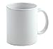 Printable White Sublimation Coffee Mug by Sixdrop, 11oz, Dishwasher and Microwave Safe (QTY 1)
