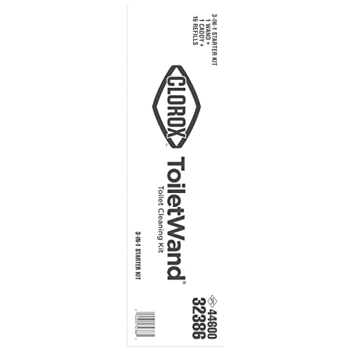 Clorox ToiletWand Disposable Toilet Cleaning Kit, Toilet Brush, Toilet