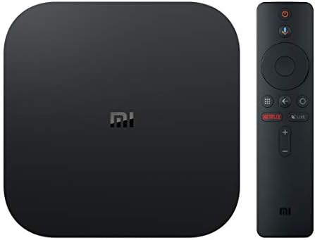 Alexander Xiaomi Mi Box S 4K HDR Android TV with Google Assistant Remote Streaming Media Player(Black) Xone (Color : Black)