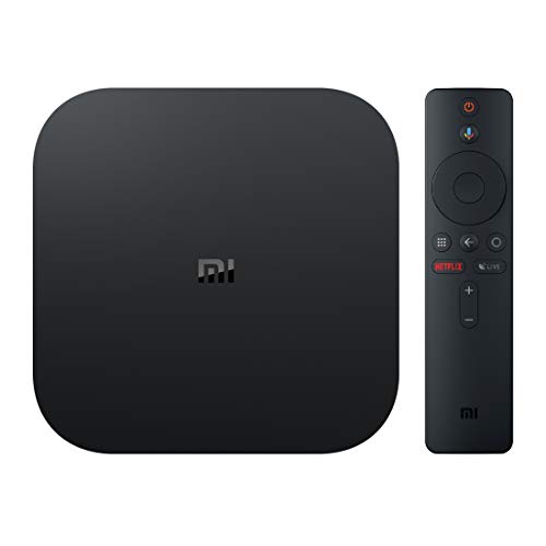 Alexander Xiaomi Mi Box S 4K HDR Android TV with Google Assistant Remote Streaming Media Player(Black) Xone (Color : Black)