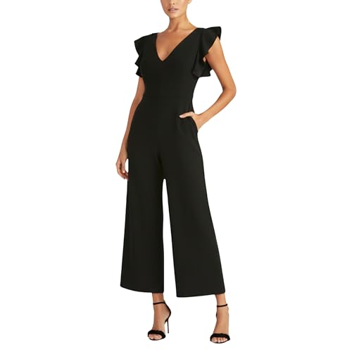 RACHEL Rachel Roy Women's Kate Jumpsuit Dress, Black, XS
