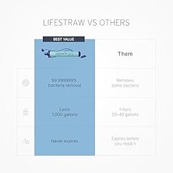 LifeStraw Personal Water Filter for