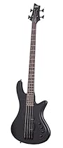 Schecter 2522 4-String Bass Guitar, Satin Black
