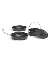 Stansport Black Granite Steel Mess Kit