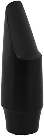 Yibuy Black Bb Soprano Saxophone Plastic Mouthpiece Replacement