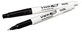 VWR 95042-566 Chemical-Resistant Laboratory Marker, Black Ink (Pack of 12)