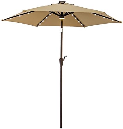 Flame Shade 7 5 Ft Outdoor Patio Umbrell Buy Online In Kuwait At Desertcart