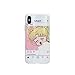 Slim Fit Smooth Soft TPU Sleeping Sailor Moon Case for iPhone X XS Japan Anime Cartoon Instagram Screen Protective Shockproof Cute Lovely Fashion Japanese Manga Gift Little Girls Teens Kids