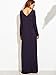 MakeMeChic Women's Casual Loose V Neck Long Sleeve Autumn Maxi Dress