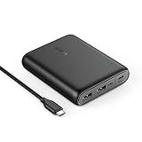 Anker PowerCore 13000 C (USB-C Input only), Compact 13000mAh 2-Port Ultra Portable Phone Charger, Power Bank with PowerIQ and VoltageBoost Technology, for iPhone, Samsung Galaxy and More