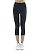 THE GYM PEOPLE Thick High Waist Yoga Capris with Pockets, Tummy Control Workout Running Yoga Leggings for Women (Medium, Z- Capris Black)thumb 2