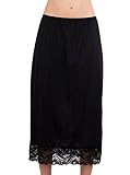 Women's 360 Maxi Half Slip Vintage Style Adjustable Lace Under Dress Extender Nightwear
