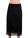 Women's 360 Maxi Half Slip Vintage Style Adjustable Lace Under Dress Extender Nightwear