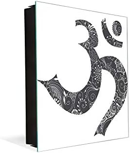 Concept Crystal Wall Mount Key Box together with Decorative Dry Erase Board K12 Omkara symbol