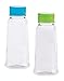 Zilpoo Set of 2 - Large Plastic Salt and Pepper Shakers with Lid, Tall Cooking Spice Dispenser, Seasoning Container Pourer with Shaker Lids, 8.5 oz.