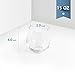 Sweese 6101 Stemless Wine Glasses, 15 Ounce, Great for White or Red Wine - Set of 4