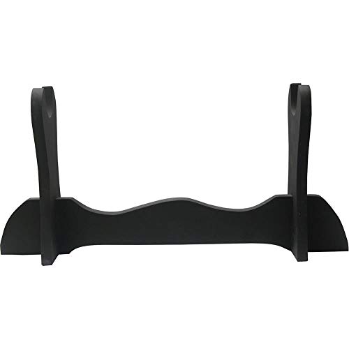 CNLQ Wooden Single Samurai Sword Stand Display for Katana Wakizashi Tanto