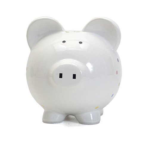 Child to Cherish Ceramic Confetti Piggy Bank