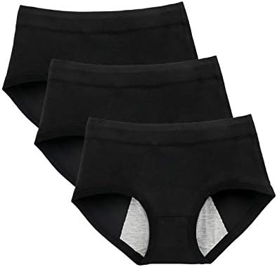 Hanerdun サニタリーショーツ3セット 生理用ショーツ 格安saleスタート 生理用下着 生理用パンツ レディース 通気性 三枚セット 漏れ防止 昼夜用 綿 ショーツ