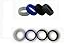 Silicone Wedding Rings For Men ✔ 8.7mm Wide (2mm Thick) - 4 Pack - Black ✔, Grey ✔, Blue ✔, White ✔ ON SALE NOW $9.88