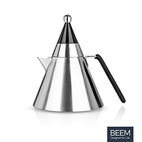 Beem Pyramid Samowar Teekocher aus Kunststoff und Edelstahl in der Farbe Schwarz-Silber 4L, MaÃe: 31cm x 36cm x 46cm, 01108 – Bild 6
