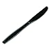 Georgia-Pacific Dixie 7.5'' Heavy-Weight Polystyrene Plastic Knife by GP PRO (Georgia-Pacific),Black,KH517,(Case of 1,000)