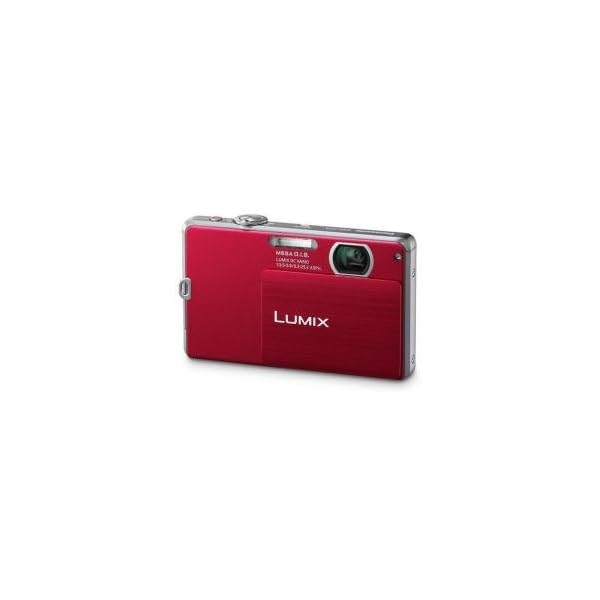 Panasonic Lumix DMC-FP3 Kompaktkamera, 14,1 MP 1/33 Zoll CCD (Ladeübertragung), 4320 x 3240 Pixel, Rot