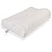 Bamboo Memory Foam Contour Pillow - A Firm Flexible Therapeutic Posturepedic Pillow for Sound Sleep and Reduced Neck and Shoulder Pain - Standard Size (20 x 12 in)