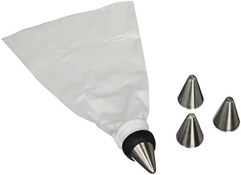 sevy Cake Decorating Set with 5 Stainless Steel Tips