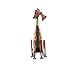 Deco 79 Metal Dog Decorative Garden Sculpture Indoor Outdoor Garden Statue with Floral Pattern, Outdoor Sculpture 12