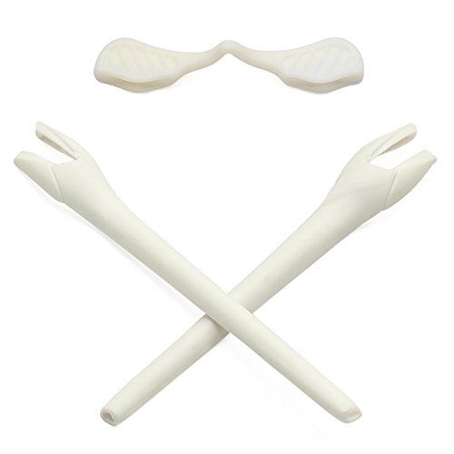 Mryok Replacement Earsocks Nosepieces Kits for Oakley Radar EV Series Sunglass - White