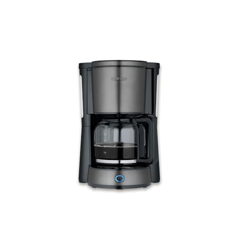 Severin Kaffeemaschine, Kaffeeautomat mit Glaskanne, Durchbrühdeckel und Tropfstopp, Schwenkfilter, Abschaltautomatik, integriertes Kabelfach 1,25 L F