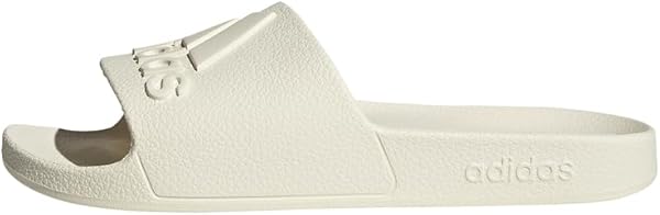 adidas Unisex Adilette Aqua Slides, Off White / Off White / Off White, 43 EU