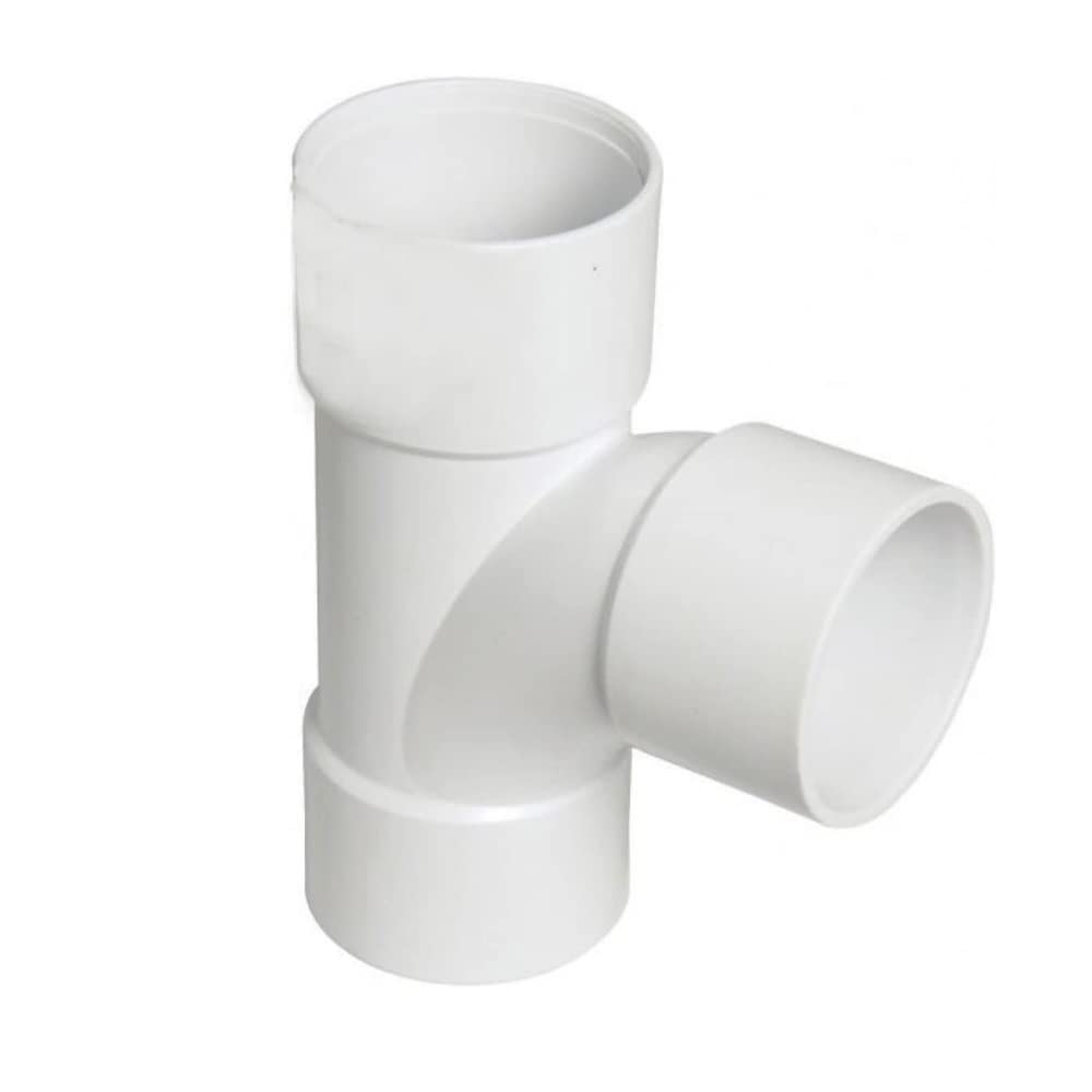 Merriway BH04196 Solvent Weld Tee Coupling, 32 mm - White