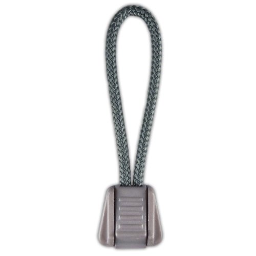 Paracord Planet Zipper Pulls Available in Various Color Combinations – Choose from 5, 10 and 20 Pack Sizes (Charcoal Gray/Gray, 10 Pack)
