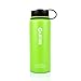 45 Degree Latitude Stainless Steel Insulated Vacuum Sealed Water Bottle, 24-Ounce, Lime Green